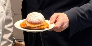 Berühmtes Figlmüller-Schnitzel landet heuer im Faschingskrapfen