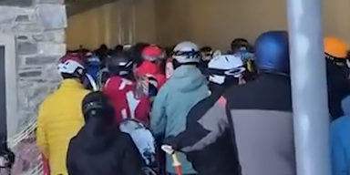 Stau im Ski-Paradies: Riesiger Ansturm auf Pisten