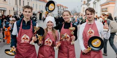 Österreichs schnellste Palatschinken-Schupf-Läufer stehen fest