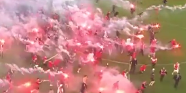 Pyro-Platzsturm-Skandal statt Meisterfeier