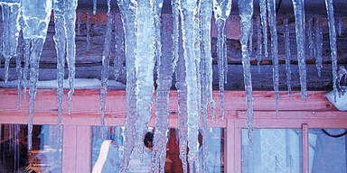Frost Eiszapfen