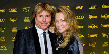 Hansi Hinterseer mit seiner Frau Romana