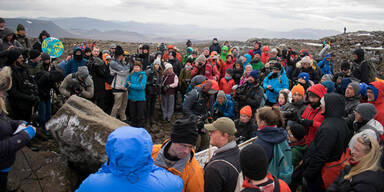 Island Gletscher Okojokull