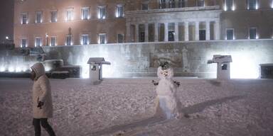 Griechenland Schnee
