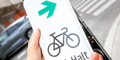 Inzwischen 820 Grünpfeile für Radfahrer in Wien