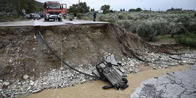 Hochwasser in Griechenland