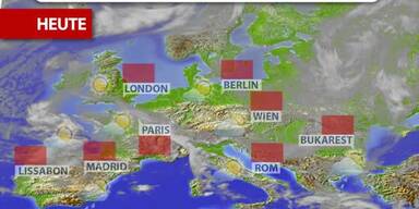 Aktuelle Wetterprognose für Mittwoch