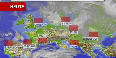 Aktuelle Wetterprognose für Freitag