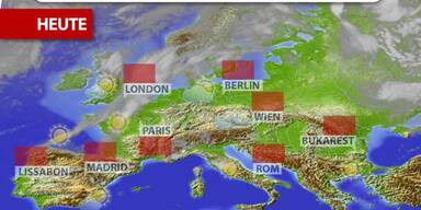 Aktuelle Wetterprognose vom Freitag (04.07.2025)