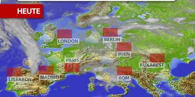Aktuelle Wetterprognose für Dienstag