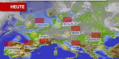 Aktuelle Wetterprognose vom Montag (25.08.2025)
