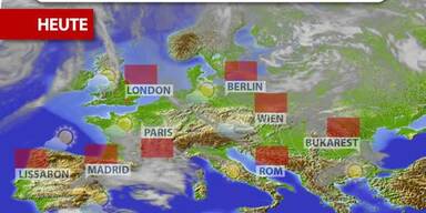 Aktuelle Wetterprognose für Mittwoch 