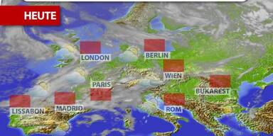 Aktuelle Wetterprognose für Freitag