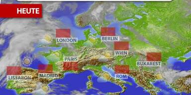Aktuelle Wetterprognose vom Montag (08.09.2025)