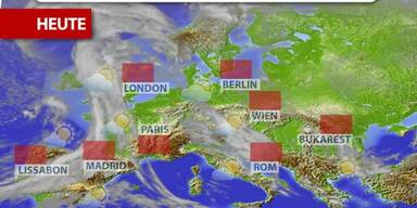 Aktuelle Wetterprognose für Dienstag