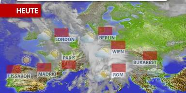 Aktuelle Wetterprognose für Freitag