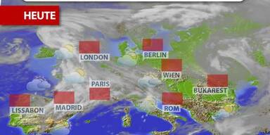 Aktuelle Wetterprognose für Dienstag