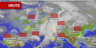 Aktuelle Wetterprognose vom Dienstag