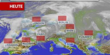 Aktuelle Wetterprognose vom Freitag 