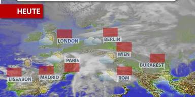 Aktuelle Wetterprognose vom Dienstag 