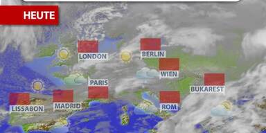 Aktuelle Wetterprognose für Freitag