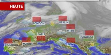 Aktuelle Wetterprognose vom Dienstag 
