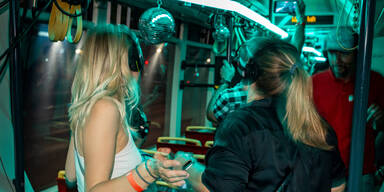 Silent Disco in der Straßenbahn: Abshaken mit den Wiener Linien