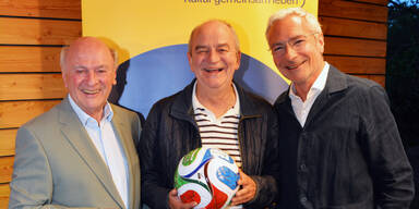 Rapid-Beichte und Tennis-Tricks beim Talk von Erwin Pröll und Herbert Prohaska
