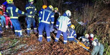 Alarmierte Feuerwehr rettete Verletzten.
