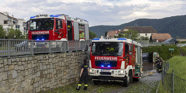 Feuerwehrmann bei Unwetter-Einsatz in NÖ verletzt