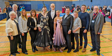 150 Tanzpaare beim Dreikönigsturnier in Mödling