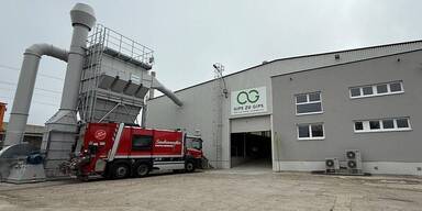 Gips mit Grips:erstes Gipsrecyclingwerk eröffnet