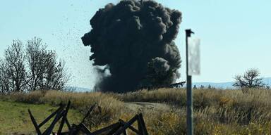 Bundesheer sprengt zwölf Tonnen Kriegsmaterial