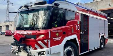 Krems hat erstes E-Tanklöschfahrzeug 