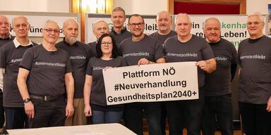 Aktivisten von #NeuverhandlungGesundheitsplan2040+“: Landesplan kostet Menschenleben
