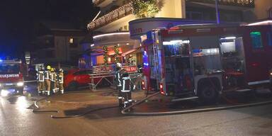 Feuer in Kellerbar - Hotel evakuiert 