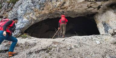 Frau in Höhle gefunden Kleinzell