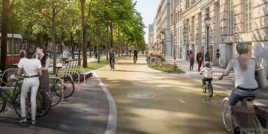Wien baut um: Ringstraße erhält Radallee