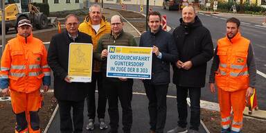 Grünes Licht für finale Bauphase bei Ortsdurchfahrt Guntersdorf