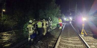Fußgänger (33) schlenderte Gleise entlang: Von Zug erfasst