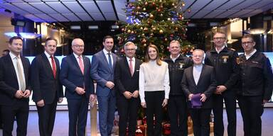 NÖ-Christbaum glänzt im Europaparlament