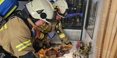 Adventkranz Brand in Altersheim Bischofshofen