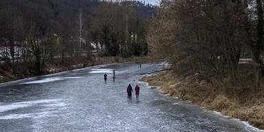 Eislaufen auf Natureis ist HIER aktuell möglich