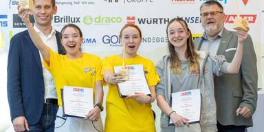 Zwillinge sind Niederösterreichs beste Maler-Lehrlinge