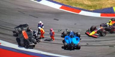 Schock in Spielberg! Heftiger Überschlag-Crash