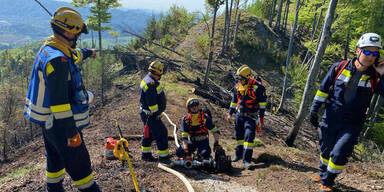 Feuer-Drama: Waldbrand bei Graz auf 70 Hektar ausgeweitet