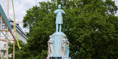 Umstrittenes Lueger-Denkmal schwer beschädigt