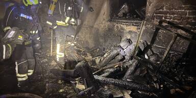 Wohnhaus im Weinviertel komplett abgebrannt