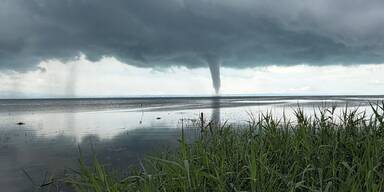 Tornado über dem Bodensee