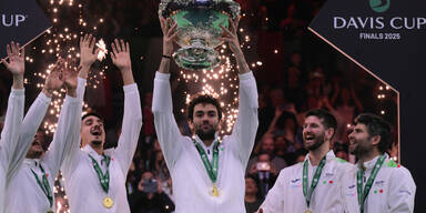 2:0 gegen Spanien: Italien fixiert Titel-Hattrick im Davis Cup 